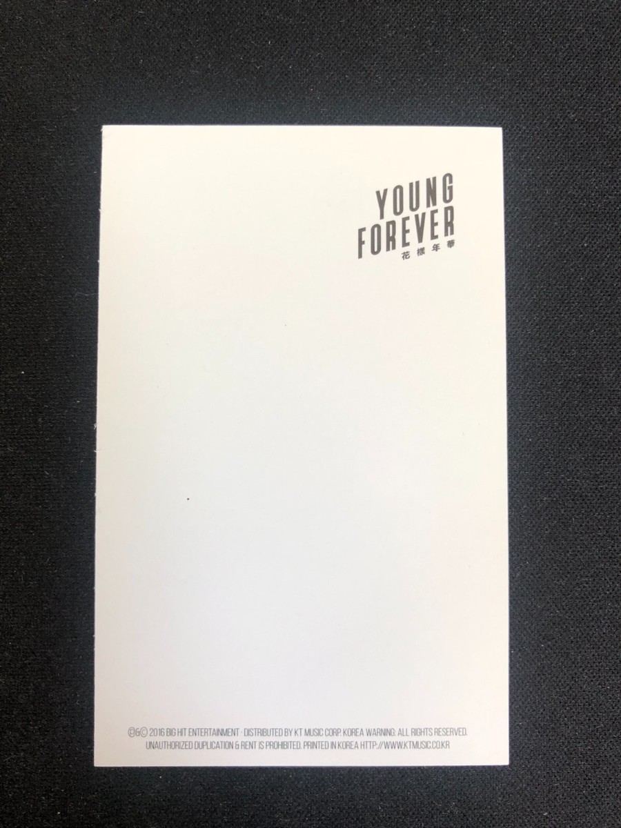 BTS 公式トレカ　young for ever dope チョロ　ジミン BTS Special Album Young Forever Dope Jimin Photocard Limited