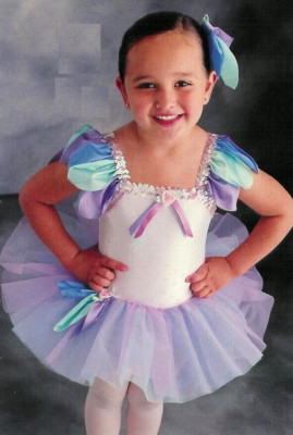 Child 14C Ballet Tutu Dance Costume Dress FLOWER PATCH PETAL FAIRY