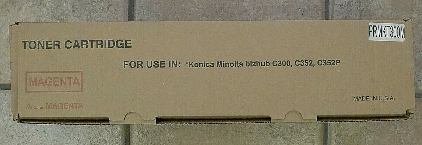 For Konica Minolta Bizhub C352 C300 C352P / PRMKT300M Magenta Toner