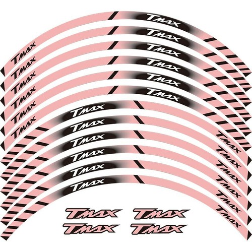 For Yamaha TMAX T-Max 530 560 Motorcycle Wheel Sticker Reflective Rim Tape - Picture 15 of 19