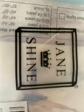 jane shine ballet danish women footed tights XL adult