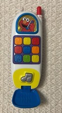 Jim Henson SESAME STREET Elmo Count and Talk Flip Phone - Vintage 2000, WORKS