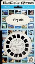 VIRGINIA 3d View-Master 3 Reel Packet
