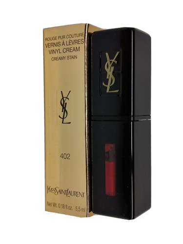 YSL Rouge Pur Couture Vernis A Levres Vinyl Cream #402 Rouge Remix - Picture 2 of 2