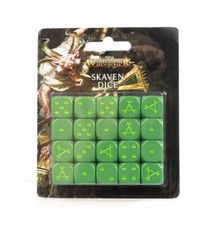SKAVEN DICE 20 GREEN AGE OF SIGMAR 40K WARHAMMER 40,000 D6 NEW