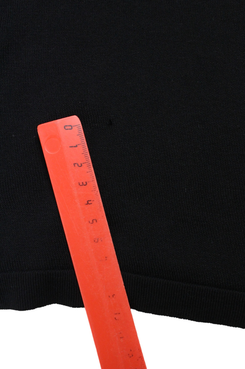 MASSIMO DUTTI Silk-Cotton Dress Women's MEDIUM Black Stretch 2 Piece Long Sleeve thumbnail 11