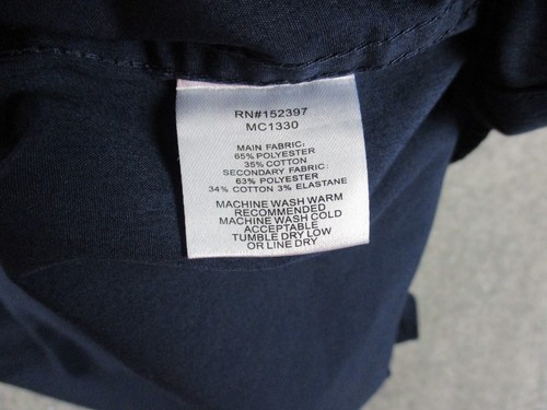 McDonalds Shirt Mens Medium Blue Apparel Collection Button Up Employee Uniform - Picture 6 of 11