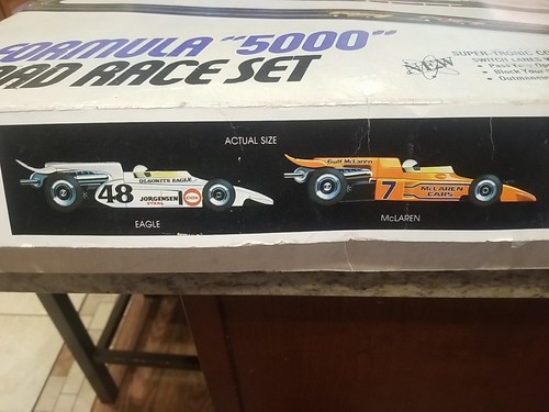 70's Vintage COX Formula 5000 Super Scale 1/43 Slot Car Race Set W/Box - Picture 11 of 16