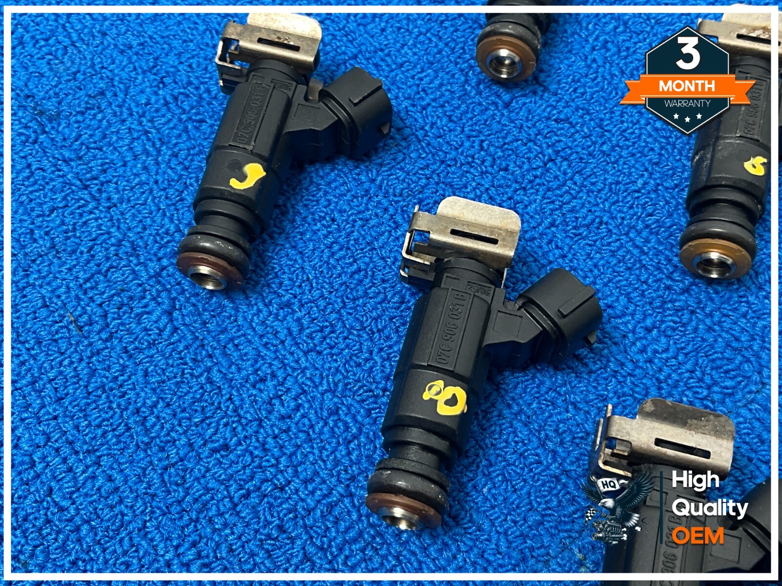 2007 - 2010 BENTLEY CONTINENTAL GTC ENGINE FUEL INJECTOR SET OF 12 OEM