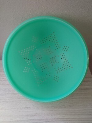 Vintage Tupperware Colander Jadite Green 339-2 VTG Strainer