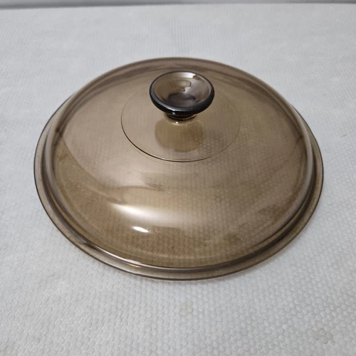 18 - Pyrex 10" Amber Brown Corning Ware Replacement Lid Visions. Casserole, Pot