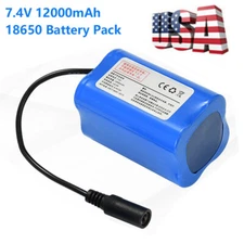 7.4V Battery 5200mAh 12000mAh Battery for Fishing Bait RC Boat Finder Fishing 