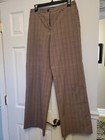 Ann Taylor Womens Size 8 Multi Color Plaid Dress Pants Straight Leg Trousers — photo 1