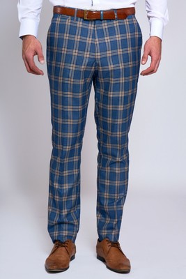 Mens Marc Darcy Stylish Blue Yellow 