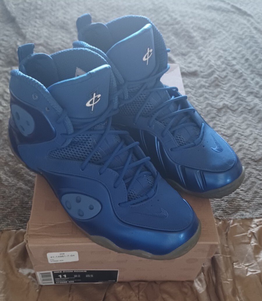 NIKE ZOOM ROOKIE GAME MEMPHIS ROYAL BLUE 472688-403 Size 11  display picture 2