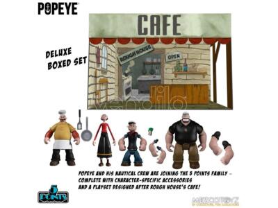 5 Points Popeye Box Set Actionfigur Mezco Toys