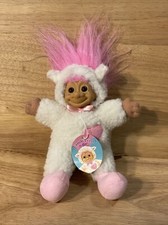 Russ Easter Lamb Troll 6 Pink Hair w/Tag