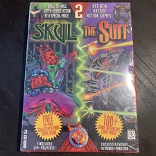 They Call Me Skul&The Suit 1996 PC CD-ROM w/ Comic Paint&Pages NEW IN SEALED BOX