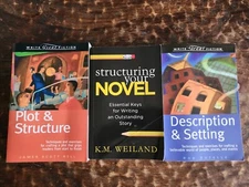 Writers Handbooks Set Of 3: Structuring Your Novel, Plot & Structure, Etc