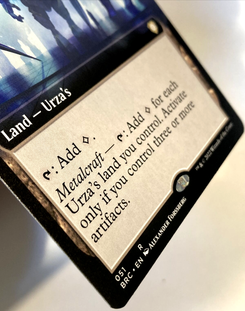 MTG Urza's Workshop *EXTENDED ART* The Brothers' War Commander 051