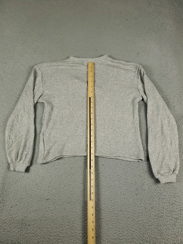Zara Sweater Womens Size Small Gray Pullover Sweatshirt Ladies - Picture 6 of 10