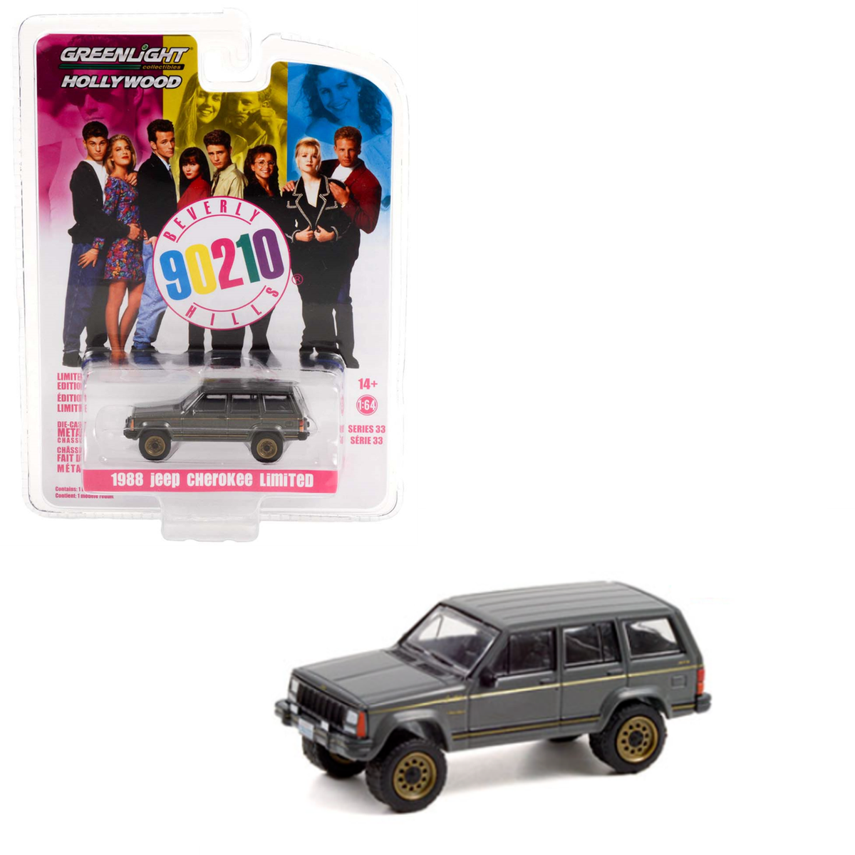 Greenlight 1:64 1988 Jeep Cherokee Limited Beverly Hills 90210