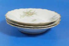 Lot of 3 Strawbridge & Clothier Limoges France Soup Bowls 8"