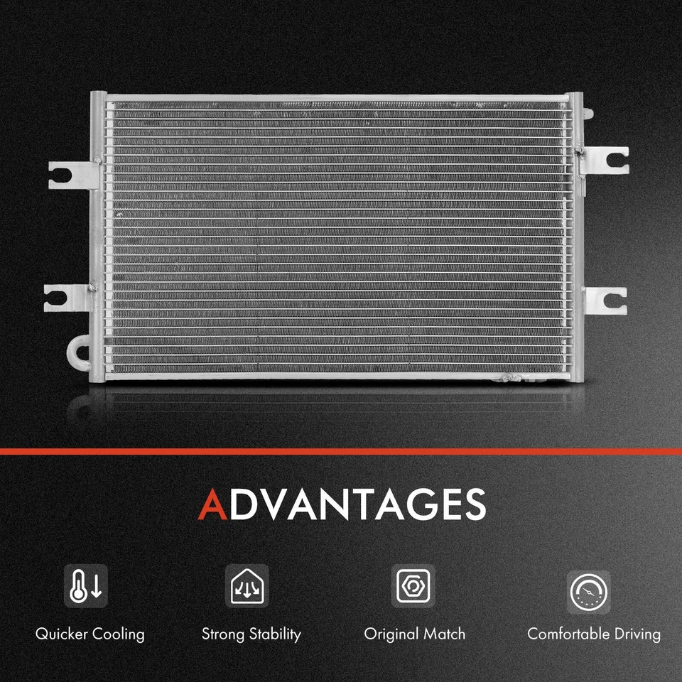 2x Kit de refrigeración de radiador y condensador de CA para Mazda 323 Protege 1990-1994 1,6 L 1,8 L Foto 3 de 4