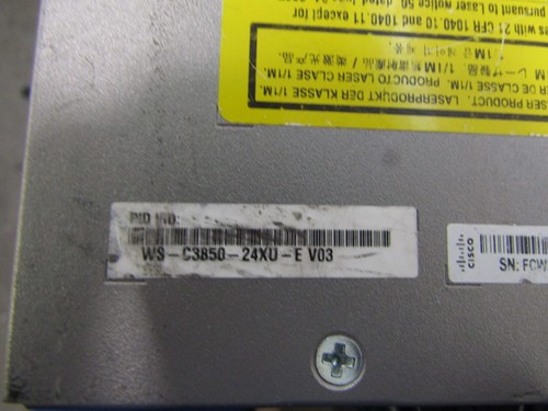 Cisco WS-C3850-24XU-E UPoE Network Switch - Picture 5 of 6