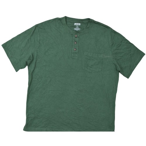 Duluth Trading Co. Herren XL Lomgtail T Grün Baumwolle T-Shirt Kurzarm