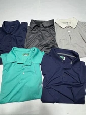 Various Brands Golf Shirt Polo Lot Size XL 5 Shirts Included