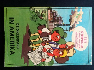 MOSAIK BUCH EXPORT HOLLAND EEN STRIPBOEK ''De Dikkerdaks in Amerika'' RAR!!