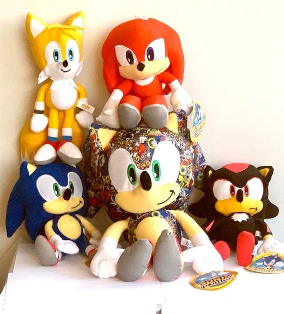 Sonic the Hedgehog хвосты костяшки тени плюшевая кукла мягкая подлинная игрушка SEGA - Изображение 2 из 4