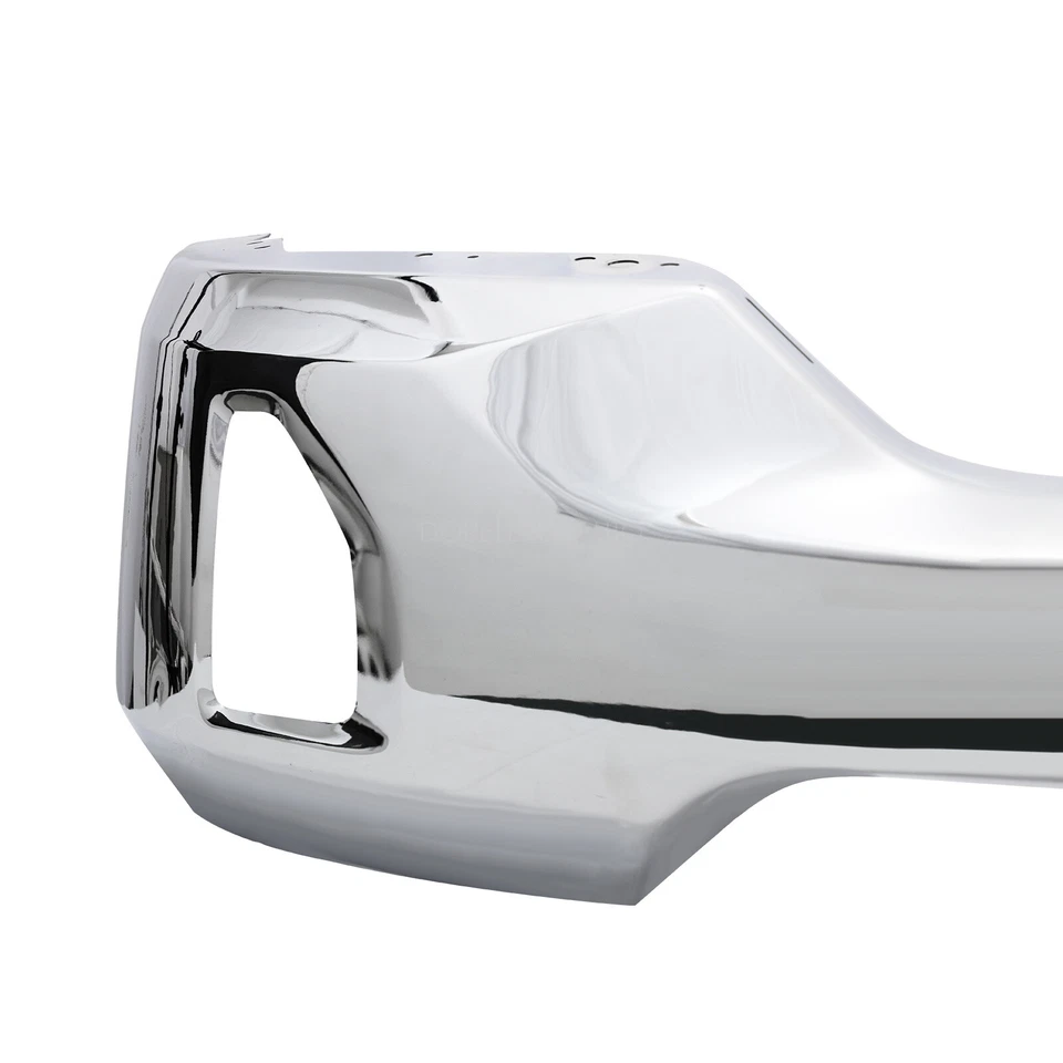 Front Bumper Face Bar W/Fog  Hole Chrome For Chevry Silverado 1500 2016-2019 Foto 4 de 4