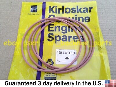 GENUINE KIRLOSKAR PARTS- O RING FOR CYL. LINER, 4 PCS. (PART NO. 2H.008.11.0.00)