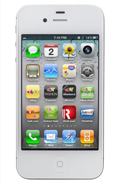 Apple Iphone 4s 8gb White At T A1387 Cdma Gsm For Sale Online Ebay