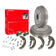 BREMBO Bremstrommel Bremsbackensatz Radbremszylinder für FORD KA bis 05.2010