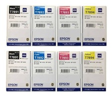 8 X Original Ink Epson WorkForce Pro WF-5110 WF-5190 WF-5620 DW / T7891 - T7894