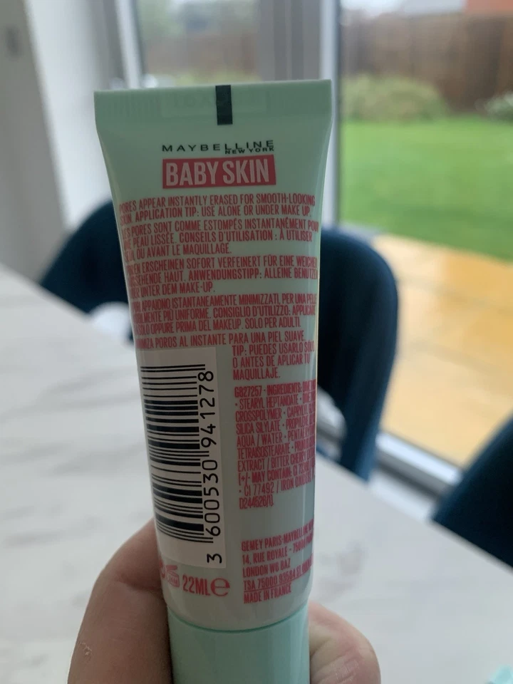 Maybelline New York Baby Skin Instant Pore Eraser Primer 22ml Pack of 5 - Image 4 of 4