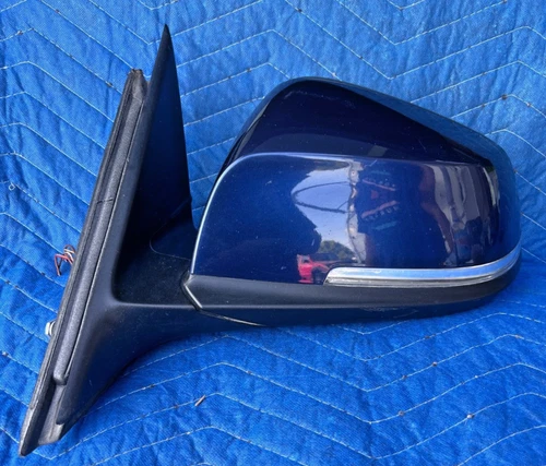📛 13-18 BMW 320 328 335 F30 F31 LEFT DRIVER SIDE VIEW MIRROR BLUE POWER FOLD 📛