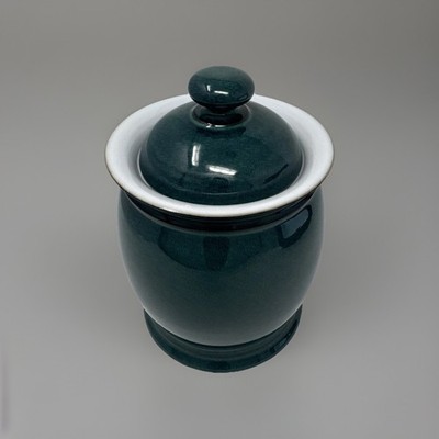 Denby Greenwich Canister W/lid And Gasket 8  Tall Flour Sugar Candy Dog Treats