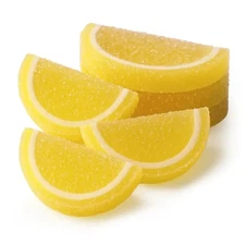 Lemon Jelly Fruit Slices Candy – Soft Chewy Gummy Citrus Sweet, Fresh Bulk Treat