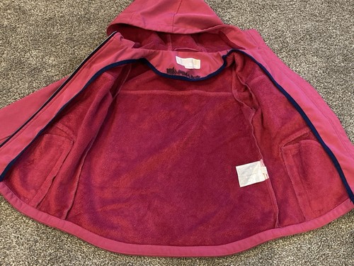 Michael Kors Girls Pink Soft Shell Fleece Lined Coat Jacket Youth Size 7/8 - Picture 8 of 8