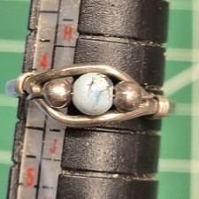Sterling Silver Turquoise Ring Size 4.5