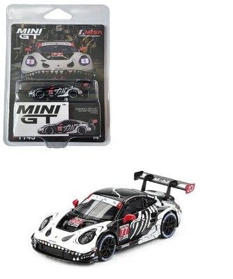 MINIGT 1/64 ポルシェ 911 GT3 #77 IMSA ２台 Mini GT 1:64 Porsche 911 GT3 R 77 AO Racing 2025 IMSA Petit Le