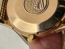 Omega Constellation Pie Pan, 18K Rose Gold Case 34mm-Rare 10