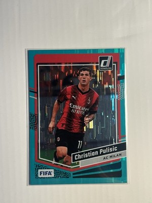 2023-24 Donruss FIFA Christian Pulisic Aqua /199 AC Milan