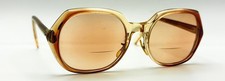 Vintage Brown Translucent Oval Sunglasses FRAMES ONLY
