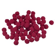 Pom Felt Balls Fabric 1.5cm 15mm Dark Red for Crafts Project DIY 300 Pcs