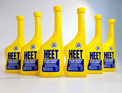 (6pack)HEET Gas-Line Antifreeze & Water Remover - Fast Cold Weather Starts 12 oz